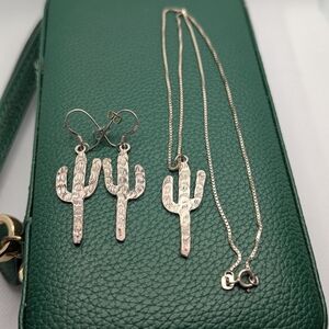 🌵 Sterling Silver Saguaro Set ✨